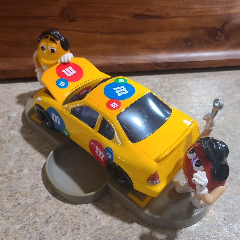 M&M's Yellow Toy Car with Characters